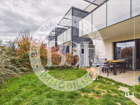 montbonnot  les semaises - t4 duplex de 98 m² en rez-de-jardin