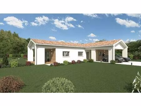 terrain avec maison neuve à vendre