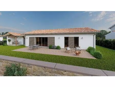 terrain avec maison neuve à vendre