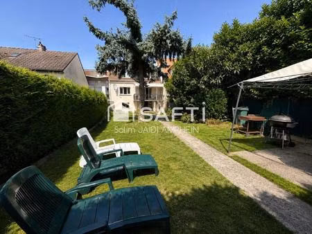 5 ch  dpe c  ligne 15  paris36 min  jardin  sous-sol