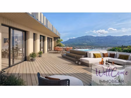 vente appartement 4 pièces 94 m² aix-les-bains (73100)