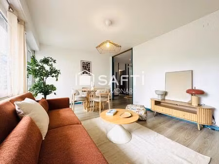 appartement t3 balcon - place de parking - cauderan