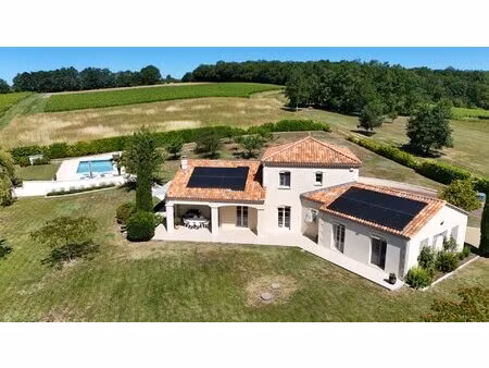 sublime maison contemporaine 4 chambres avec piscine au sud ouest de bergerac (monestier)