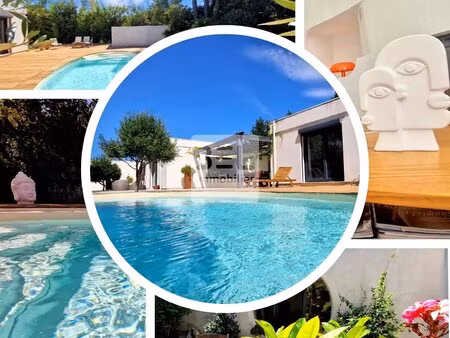 superbe villa d'architecte  plain-pied  5 chambres