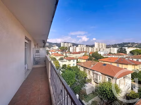 vente appartement 3 pièces 56 m² nice (06100)