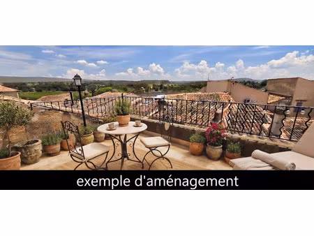 duplex t2 climatisé de 48m2 au sol avec terrasse 15m2 –vue dégagée