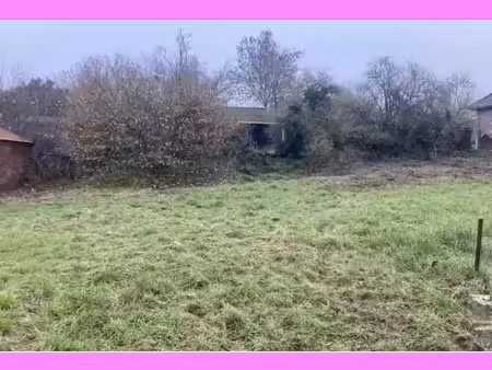 vente terrain 606 m² à bermerain (59213)  38 000 €