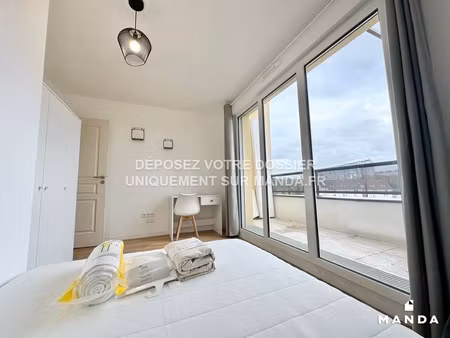 location d’une chambre meublée en colocation – 4 passage amélie de pitteurs  91360 épinay-