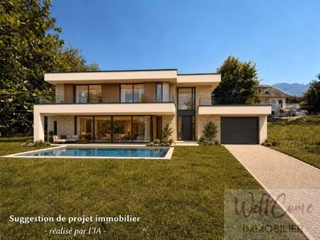 terrain plat constructible de 953 m² libre constructeur grésy-sur-aix