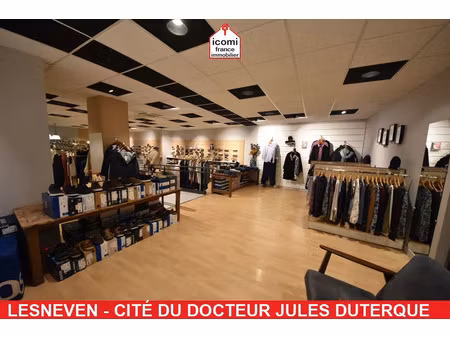 vente commerce 6 pièces 278 m² lesneven (29260)