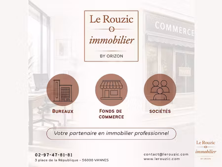 vente locaux professionnels 648 m² à lorient (56100)  1 284 000 €