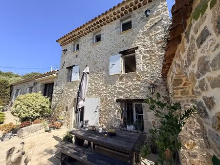 mas en pierre renove - 115m2 4 pieces sur un terrain de 3110m2