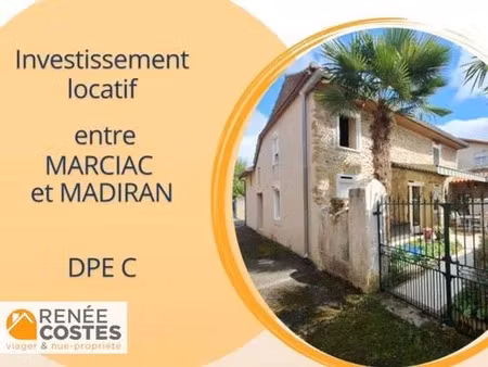 vente maison 4 pièces 140 m² à marciac (32230)  169 725 €