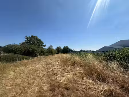 vente terrain plat constructible de 1019 m2  non viabilisé 