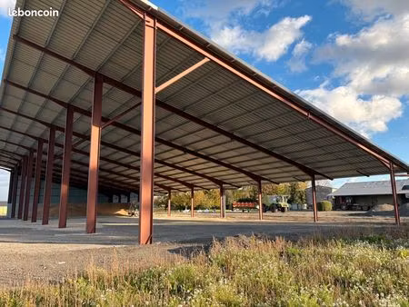 hangar ouvert à louer – 1 500 m² – nangis / provins