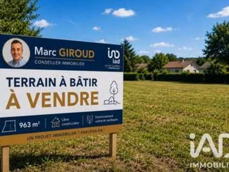 vente terrain à lespinasse (31150) : à vendre / 963m² lespinasse