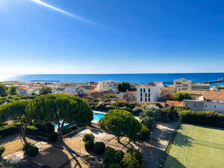 carnon t3 dernier etage vue port mer etangs