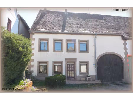 maison à vendre schmittviller 6 pièce(s) 143m2 66 000€