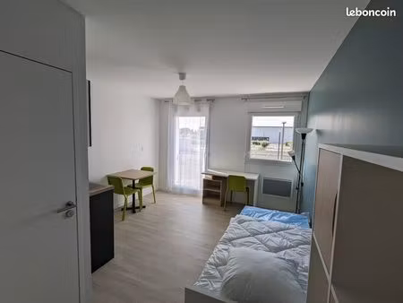 studio meublé 21m2 dans résidence étudiante
