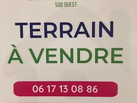 vente terrain 500 m² à saint-pierre-du-mont (40280)  65 000 €