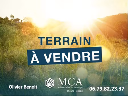 vente terrain 613 m² à meursac (17120)  64 500 €