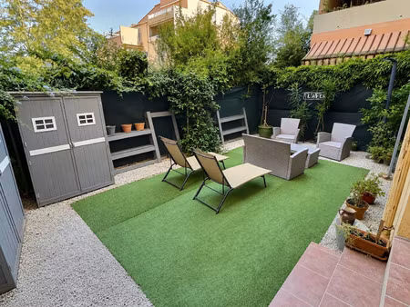 appartement t3 vendu loué avec jardin privatif