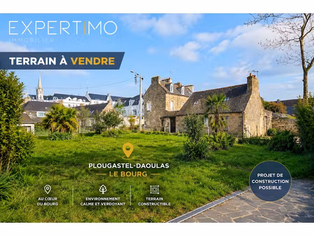 vente terrain 450 m² à plougastel-daoulas (29470)  165 000 €
