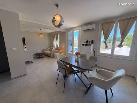 t4 de 60 m2 aménagé en grand t3 avec jardin