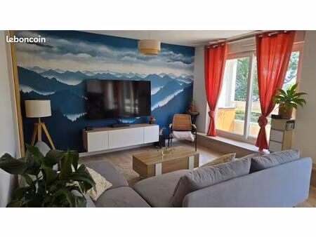 appartement traversant de 87 m² | 2 chambres + bureau | garage | cave | grand cellier | sa
