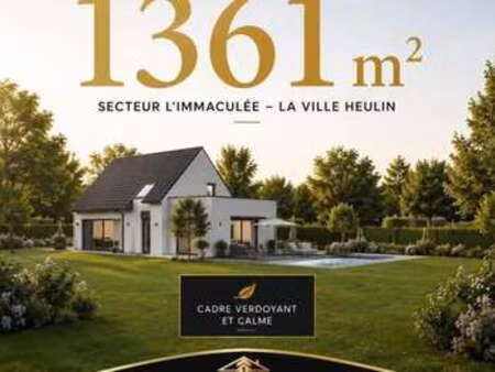 vente terrain à saint-nazaire (44600) : à vendre / 1361m² saint-nazaire
