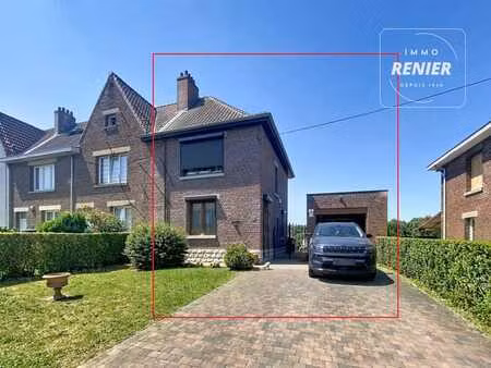 a vendre à anderlecht : maison en viager libre avec garage e