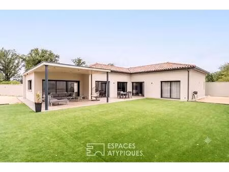maison contemporaine de plain-pied aux prestations haut de gamme à montmerle-sur-saône