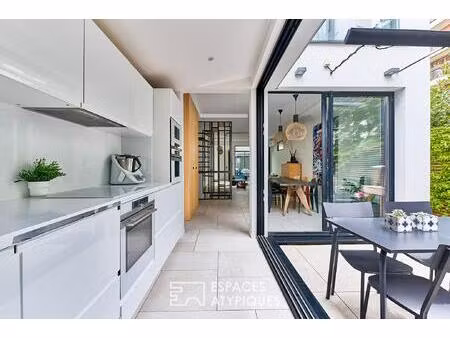 maison d'architecte avec double terrasse