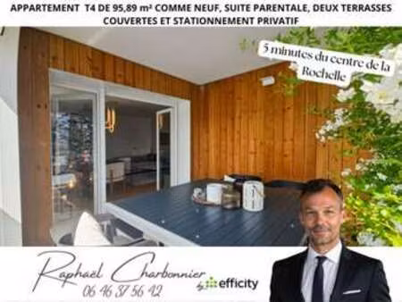 vente appartement 4 pièces à lagord (17140) : à vendre 4 pièces / 96m² lagord