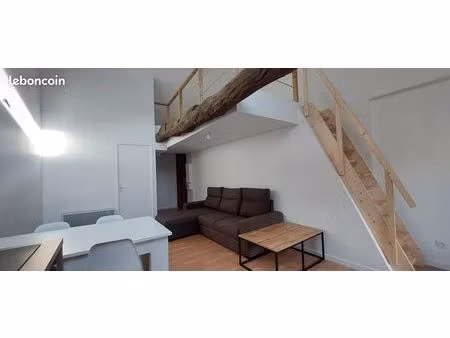 appartement t1 bis - 35m² meublé
