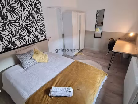 location meublée appartement 1 pièce 12 m² à roubaix (59100)  425 €