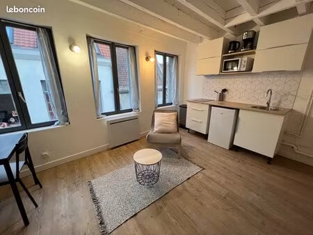 t2 23m2 100% meublé centre ville