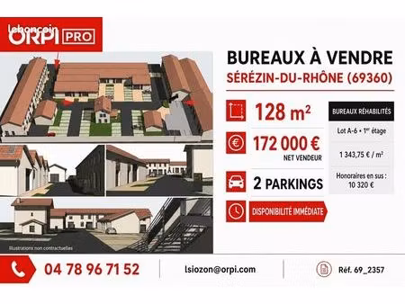 bureau 128 m²