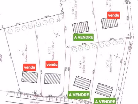terrains constructibles à vendre brie 80 libre de constructeur