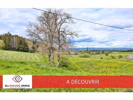 terrain à bâtir d'environ 1 500 m² - vue dégagée