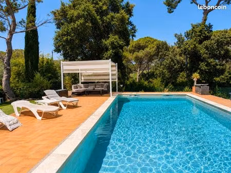 sans frais d'agence -villa rénovée avec piscine en bordure du golf – saint-raphaël valescu