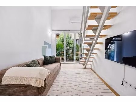 nice bas magnan - 2p duplex rénové