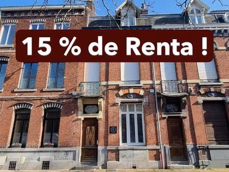 immeuble de rapport 114m² 6 chambres 15% renta