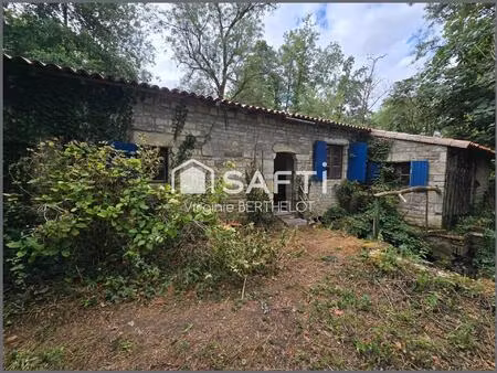 moulin a renover avec cachet / beau potentiel/ presqu'ile / cadre verdoyant !