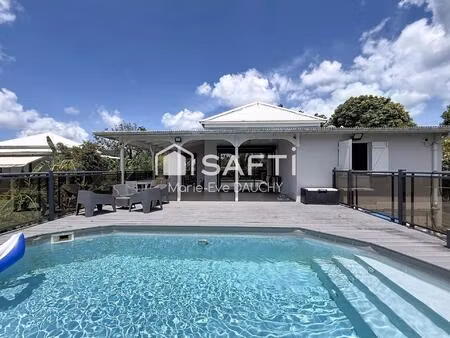 baie-mahault - villa t4 meublée avec piscine