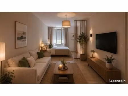 studio 1 pièce 29 m²
