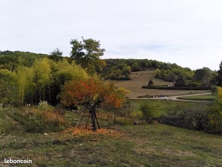 terrain constructible de 2 800 m² avec permis de construire  et portion de grange existant