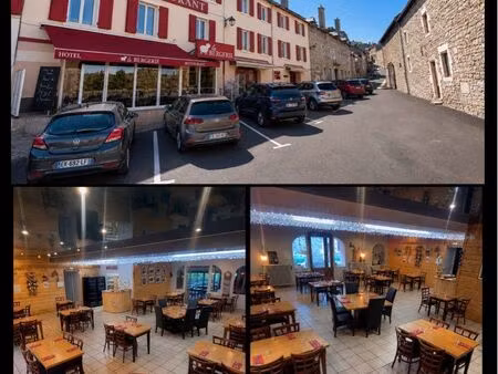 hôtel-restaurant 22 chambres – murs + fonds – axe a75