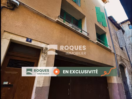 lodève centre  appartement à rénover  3 pièces  57 m2 habita