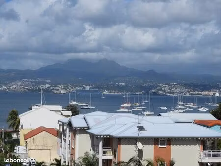 coup de coeur pour ce studio avec vue mer à 2 pas de la plage de l'anse mitan